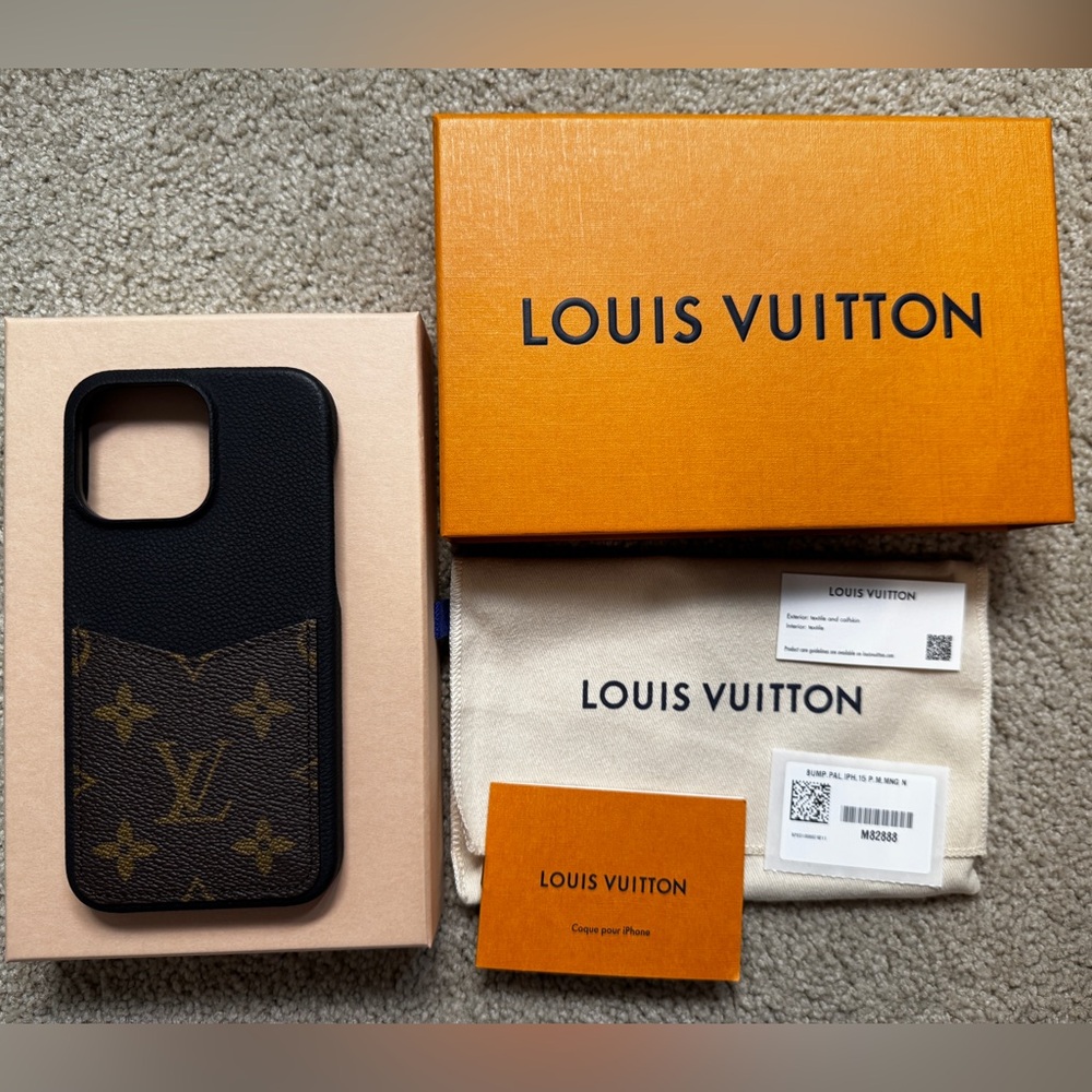 Authentic Louis Vuitton iPhone 15 Pro Max Case